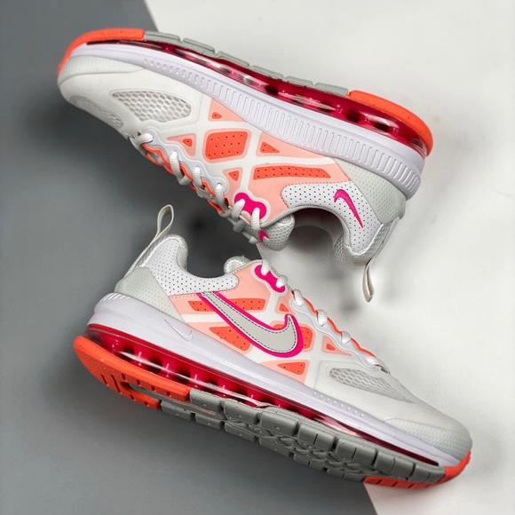 Nike Air Max Genome Bright Mango Hyper Pink Leather Sneaker Womens Size 7 NEW - Picture 5 of 11